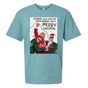 Trump Christmas Funny Wish You A Merry Christmas Sueded Cloud Jersey T-Shirt