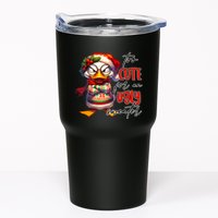 Too Cute For An Ugly Sweater Funny Sarcastic Grumpy Duck Christmas Tumbler