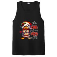 Too Cute For An Ugly Sweater Funny Sarcastic Grumpy Duck Christmas PosiCharge Competitor Tank