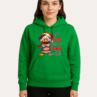Too Cute For An Ugly Sweater Funny Sarcastic Grumpy Duck Christmas Hoodie