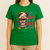 Too Cute For An Ugly Sweater Funny Sarcastic Grumpy Duck Christmas T-Shirt