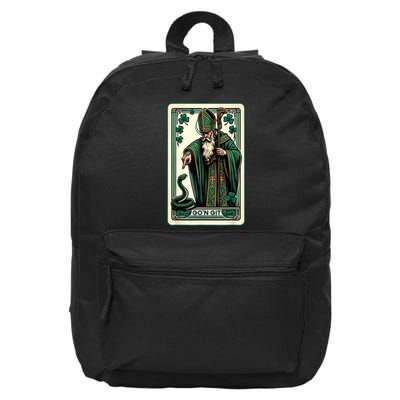 Tarot Card Funny St Patricks Day GoN Git St Patrick 16 in Basic Backpack
