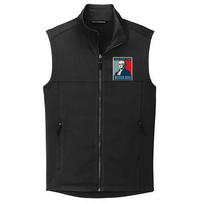 TOO COOL FOR BRITISH RULE 4th Of July George Washington 1776 Collective Smooth Fleece Vest