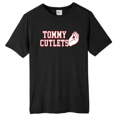 Tommy Cutlets Football Quarterback Ny Italian Hand Gesture Tall Fusion ChromaSoft Performance T-Shirt