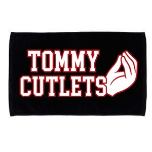 Tommy Cutlets Football Quarterback Ny Italian Hand Gesture Microfiber Hand Towel