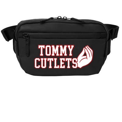 Tommy Cutlets Football Quarterback Ny Italian Hand Gesture Crossbody Pack