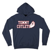 Tommy Cutlets Football Quarterback Ny Italian Hand Gesture Hoodie