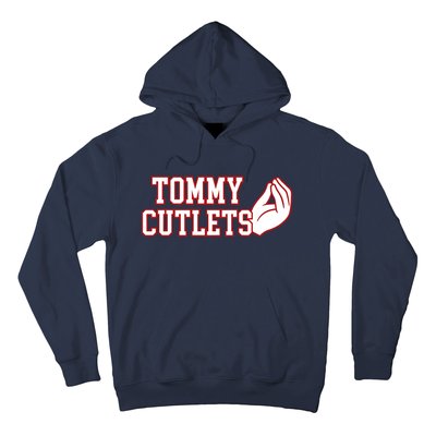 Tommy Cutlets Football Quarterback Ny Italian Hand Gesture Hoodie