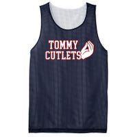 Tommy Cutlets Football Quarterback Ny Italian Hand Gesture Mesh Reversible Basketball Jersey Tank