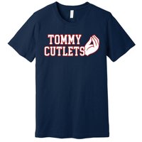 Tommy Cutlets Football Quarterback Ny Italian Hand Gesture Premium T-Shirt