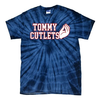 Tommy Cutlets Football Quarterback Ny Italian Hand Gesture Tie-Dye T-Shirt