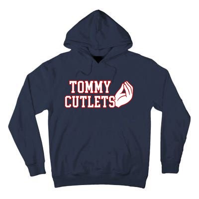 Tommy Cutlets Football Quarterback Ny Italian Hand Gesture Tall Hoodie