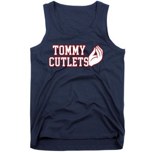 Tommy Cutlets Football Quarterback Ny Italian Hand Gesture Tank Top