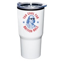 Too Cool For British Rule Funny Ben Benjamin Franklin 4th Of July Tumbler