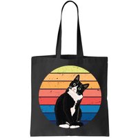 Tuxedo Cat Gift Retro Colors For Animal Lovers Bag
