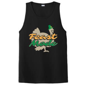 Thanksgiving Cute Gift Feast Mode Tees Turkey Funny Gift PosiCharge Competitor Tank