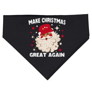 Trump Christmas Gag Joke Make Christmas Great Again Santa USA-Made Doggie Bandana