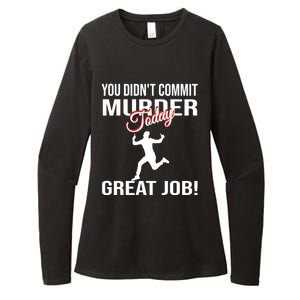 True Crime Gift Womens CVC Long Sleeve Shirt