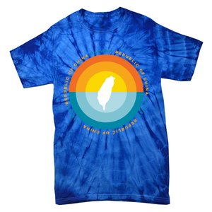 Taiwan China Graphic Gift Tie-Dye T-Shirt