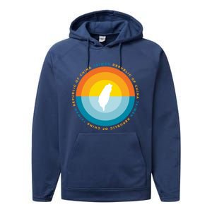 Taiwan China Graphic Gift Performance Fleece Hoodie