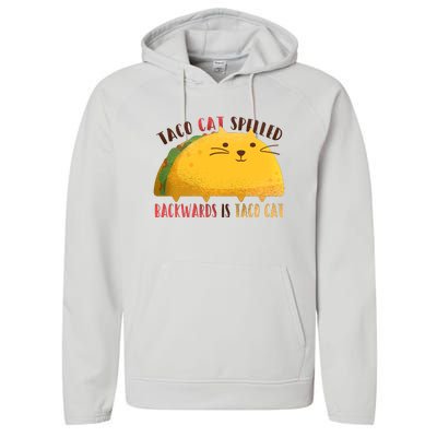 Taco Cat Graphic Performance Fleece Hoodie