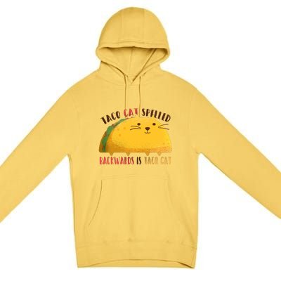 Taco Cat Graphic Premium Pullover Hoodie