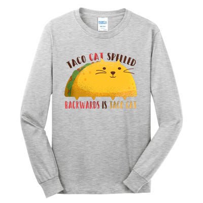 Taco Cat Graphic Tall Long Sleeve T-Shirt