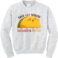 Taco Cat Graphic Kids Sweatshirt