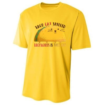 Taco Cat Graphic Performance Sprint T-Shirt