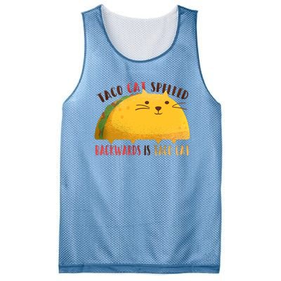 Taco Cat Graphic Mesh Reversible Basketball Jersey Tank