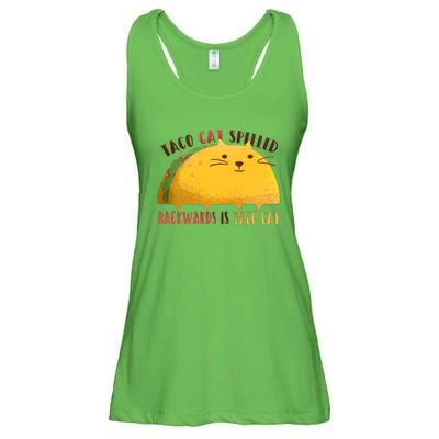 Taco Cat Graphic Ladies Essential Flowy Tank