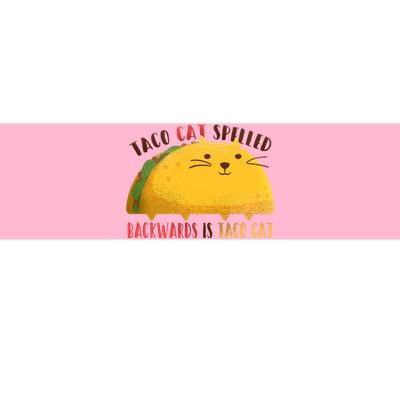 Taco Cat Graphic Bumper Sticker