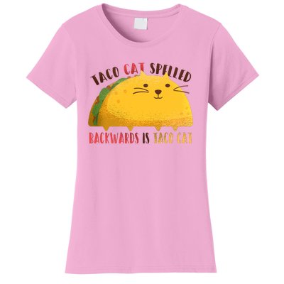 Taco Cat Graphic Women's T-Shirt