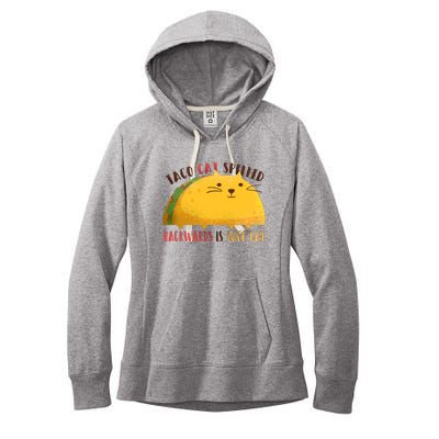 Taco Cat Graphic Women's Fleece Hoodie