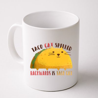 Taco Cat Graphic Coffee Mug