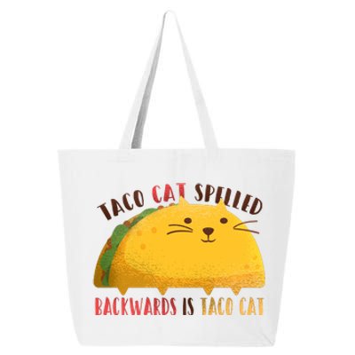 Taco Cat Graphic 25L Jumbo Tote