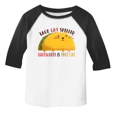 Taco Cat Graphic Toddler Fine Jersey T-Shirt