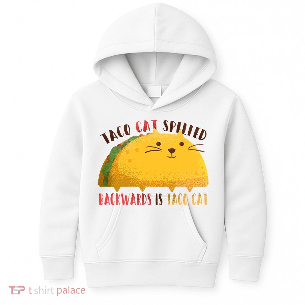 Taco Cat Graphic Kids Hoodie