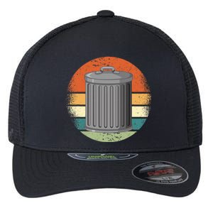 Trash Can Garbage Day Flexfit Unipanel Trucker Cap