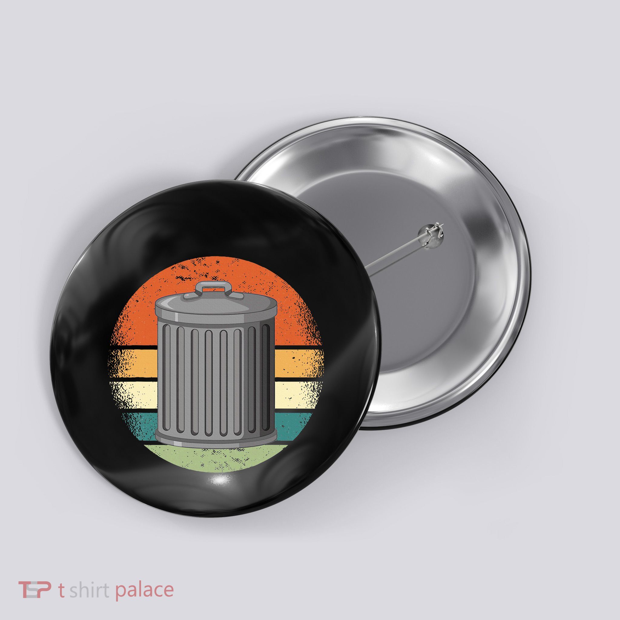 Trash Can Garbage Day Button