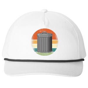 Trash Can Garbage Day Snapback Five-Panel Rope Hat