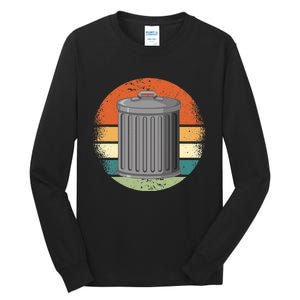 Trash Can Garbage Day Tall Long Sleeve T-Shirt