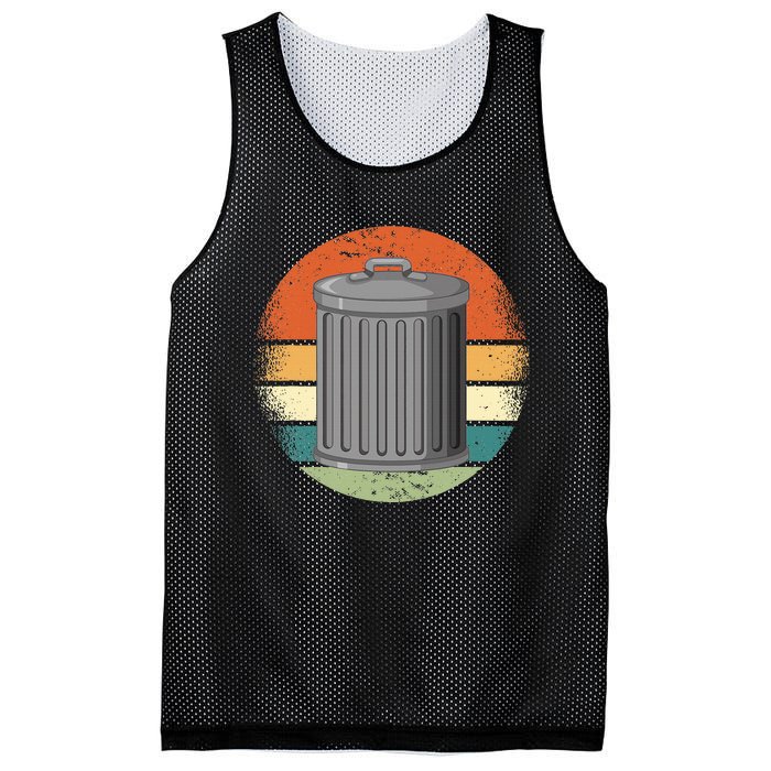 Trash Can Garbage Day Mesh Reversible Basketball Jersey Tank