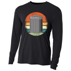 Trash Can Garbage Day Cooling Performance Long Sleeve Crew