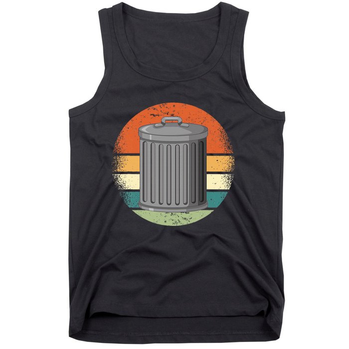 Trash Can Garbage Day Tank Top