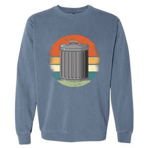 Trash Can Garbage Day Garment-Dyed Sweatshirt