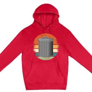 Trash Can Garbage Day Premium Pullover Hoodie