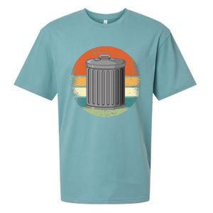 Trash Can Garbage Day Sueded Cloud Jersey T-Shirt