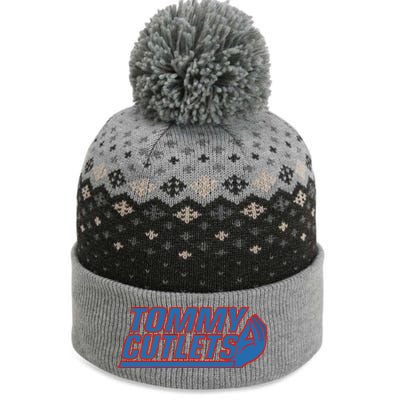 Tommy Cutlets Giant New York Football The Baniff Cuffed Pom Beanie