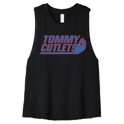 Tommy Cutlets Giant New York Football Women's Racerback Cropped Tank